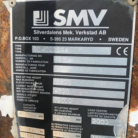 Containertruck SMW 4032 CA Reach Staker - رافعات حاويات: صور 4 Containertruck SMW 4032 CA Reach Staker - رافعات حاويات: صور 4