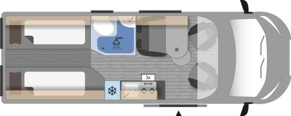 Clever Runner 636 2,2 165PS MJ2024*TRUMA C6 D + E*SHZ* - كرفان فان: صور 3 Clever Runner 636 2,2 165PS MJ2024*TRUMA C6 D + E*SHZ* - كرفان فان: صور 3