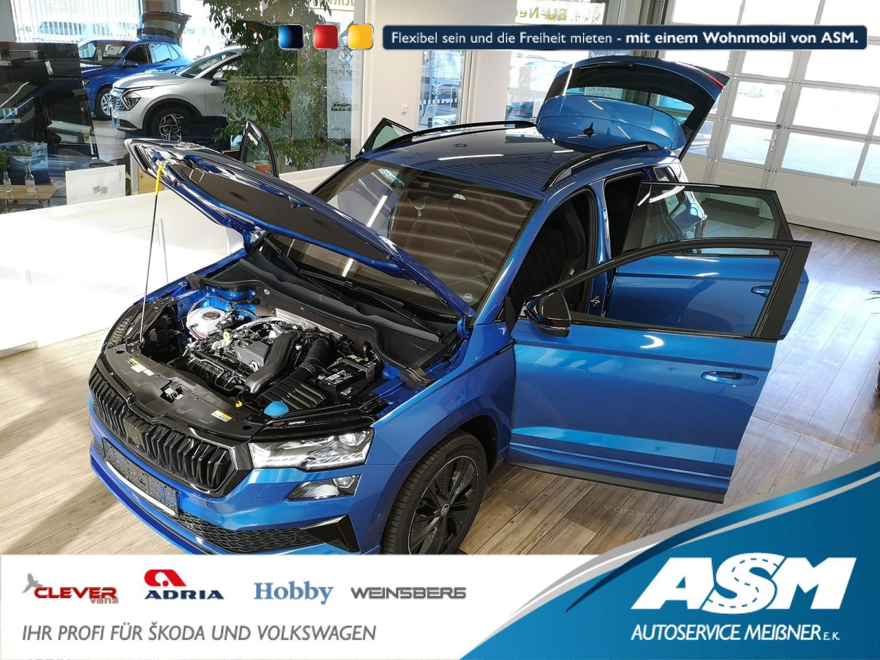 Skoda Karoq Sportline 1,5 TSI DSG*AHK*360°5J.GARANTIE* - سيارة دفع رباعي: صور 1 Skoda Karoq Sportline 1,5 TSI DSG*AHK*360°5J.GARANTIE* - سيارة دفع رباعي: صور 1