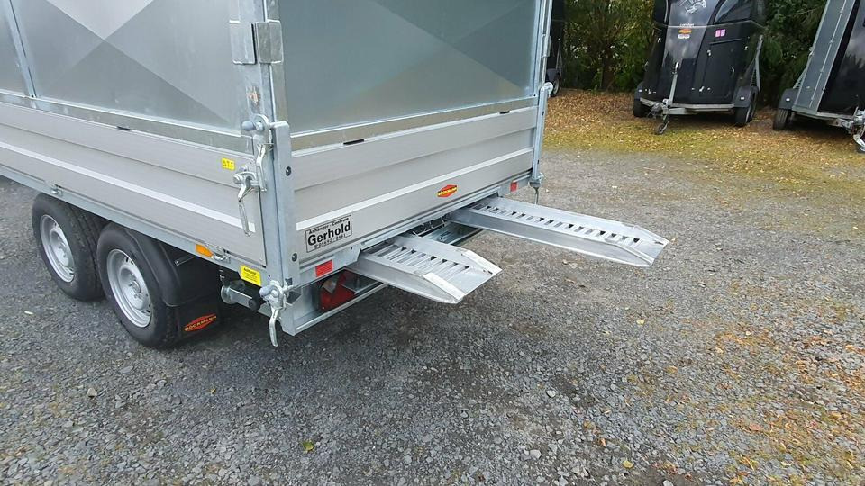 قلابة مقطورة Böckmann DK-AL 3218/35P Anhänger Kipper 3,5t Stahlblechaufsatz: صور 16
