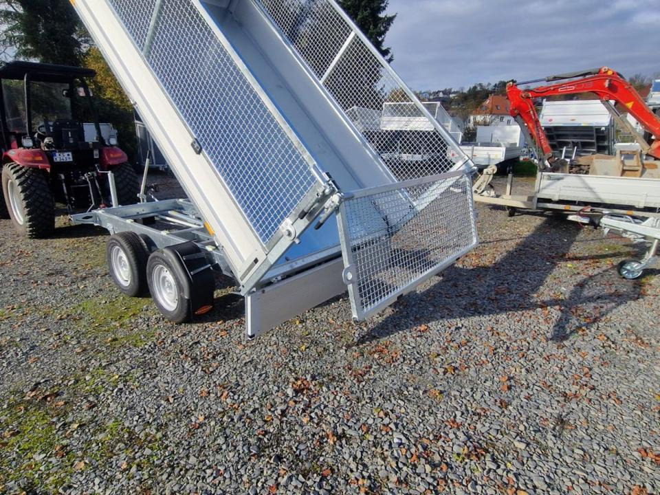 Böckmann Kipper PKW Anhänger RK-AL 3016/27 Gitteraufsatz EsayKipp - قلابة مقطورة: صور 4 Böckmann Kipper PKW Anhänger RK-AL 3016/27 Gitteraufsatz EsayKipp - قلابة مقطورة: صور 4