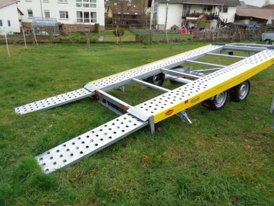 شاحنة نقل سيارات مقطورة Böckmann PKW-Anhänger, Autotransporter, 3,5to. kippbar, 100 km/h: صور 6