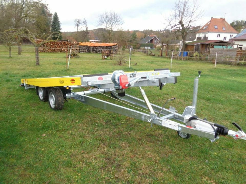 شاحنة نقل سيارات مقطورة Böckmann PKW-Anhänger, Autotransporter, 3,5to. kippbar, 100 km/h: صور 13