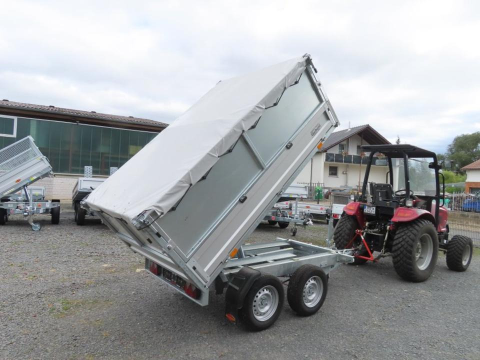 Böckmann PKW-Anhänger Kipper 2,0to Blechaufsatz Abdeckplane - قلابة مقطورة: صور 1 Böckmann PKW-Anhänger Kipper 2,0to Blechaufsatz Abdeckplane - قلابة مقطورة: صور 1