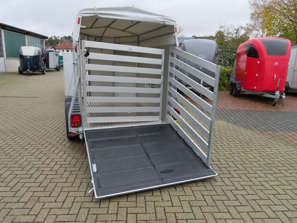 شاحنة نقل المواشي مقطورة Böckmann Viehanhänger, 2,4 to. Tür/Rampekombi, Humbaur, Fendt: صور 7