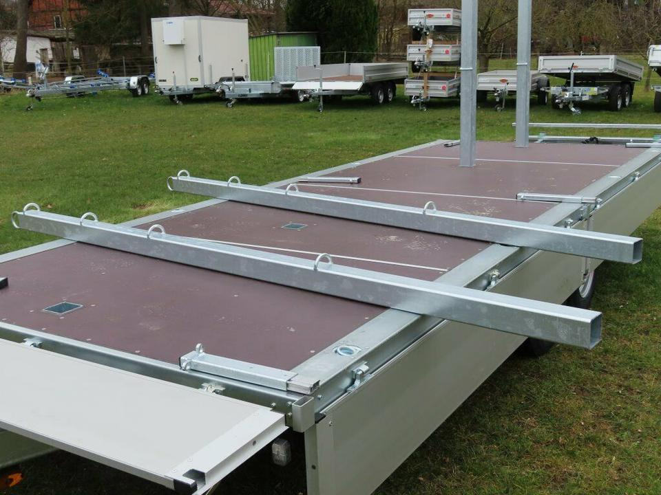مقطورات مسطحة Langmaterialanhänger Unsinn LM 3554-14-2040 Deichsel ausziehbar: صور 13