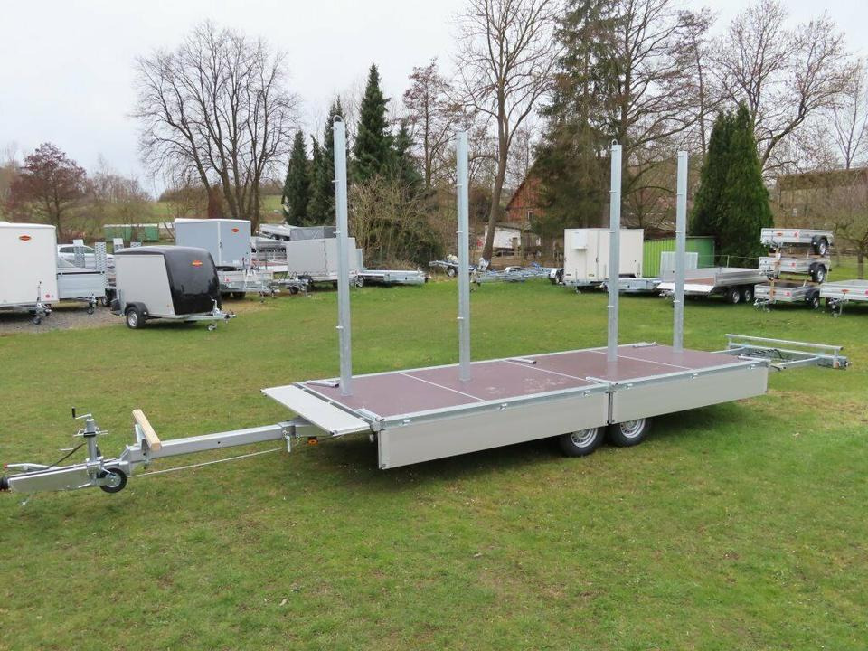 مقطورات مسطحة Langmaterialanhänger Unsinn LM 3554-14-2040 Deichsel ausziehbar: صور 11