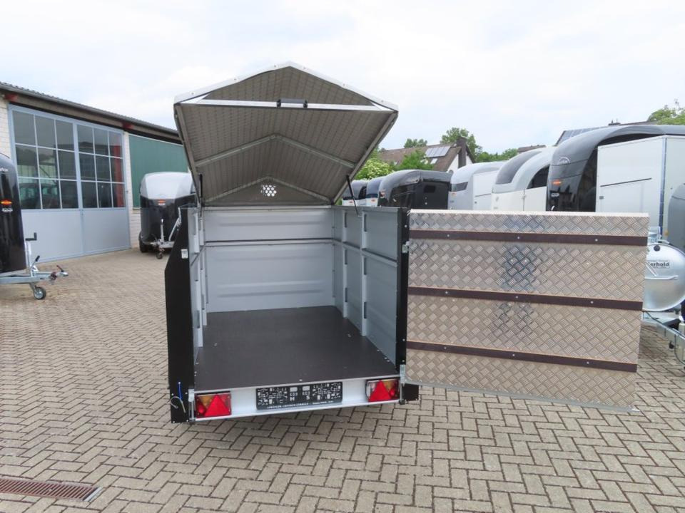 TPV Kleinviehanhänger 750kg Flügeltür Viehanhänger Ziegen Schafe - شاحنة نقل المواشي مقطورة: صور 1 TPV Kleinviehanhänger 750kg Flügeltür Viehanhänger Ziegen Schafe - شاحنة نقل المواشي مقطورة: صور 1