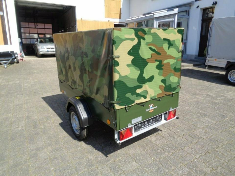 TPV PKW-Anhänger Plane und Spriegel 750 kg, Camouflage - مقطورات السيارات: صور 5 TPV PKW-Anhänger Plane und Spriegel 750 kg, Camouflage - مقطورات السيارات: صور 5