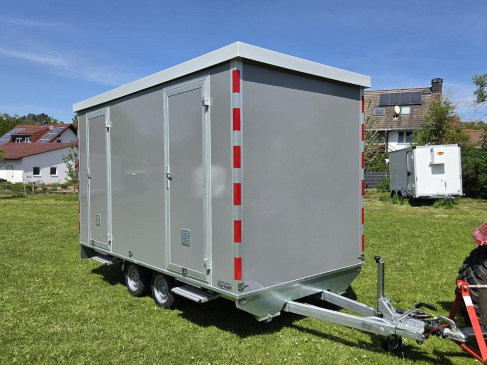 البيت الحاوية, مقطورة Toilettenwagen Sanitär-Anhänger WC Wagen 2xD, 1xH+2U: صور 17