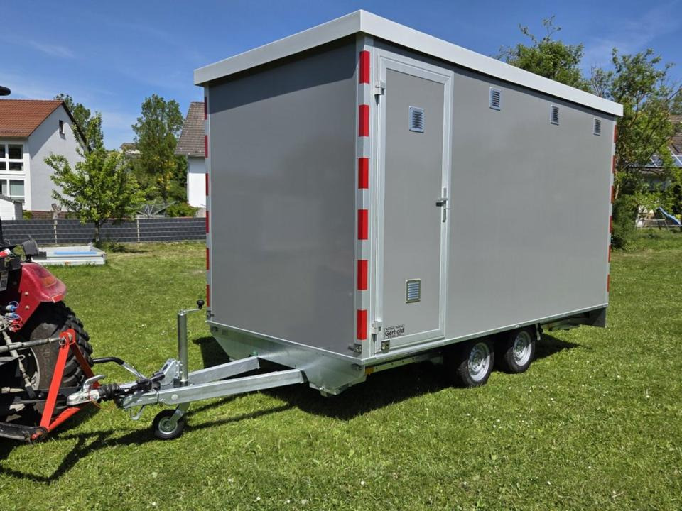 البيت الحاوية, مقطورة Toilettenwagen Sanitär-Anhänger WC Wagen 2xD, 1xH+2U: صور 18
