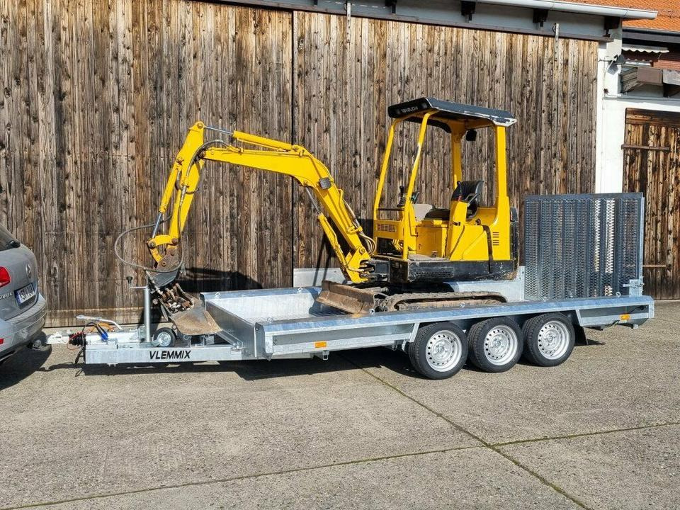 Vlemmix Tridem Maschinentransporter 3,5t Minibagger - مقطورة لنقل المعدات: صور 1 Vlemmix Tridem Maschinentransporter 3,5t Minibagger - مقطورة لنقل المعدات: صور 1