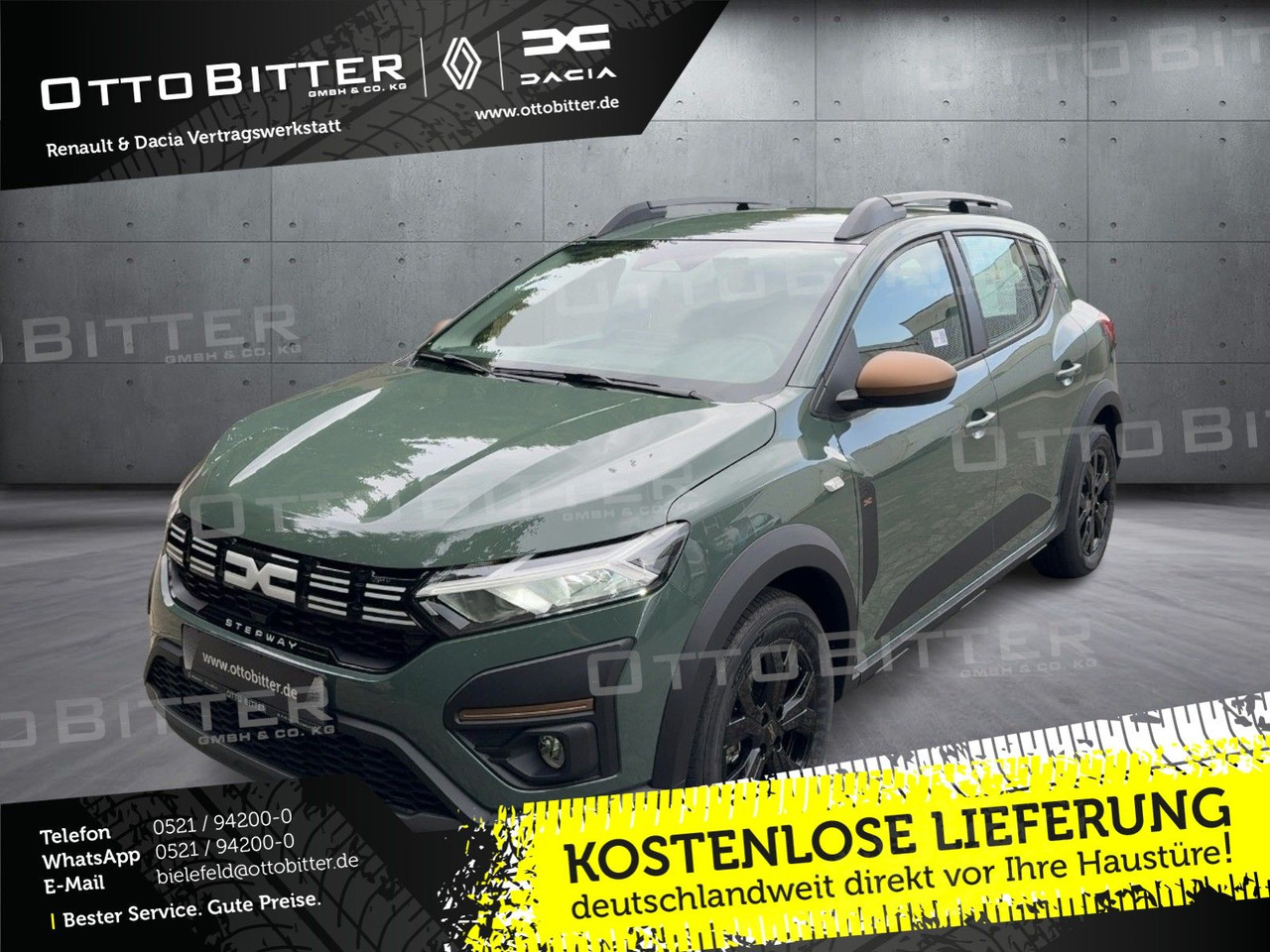 Dacia Sandero Stepway Extreme ECO-G 100 LPG-GAS/SITZH - سيارة دفع رباعي: صور 1 Dacia Sandero Stepway Extreme ECO-G 100 LPG-GAS/SITZH - سيارة دفع رباعي: صور 1