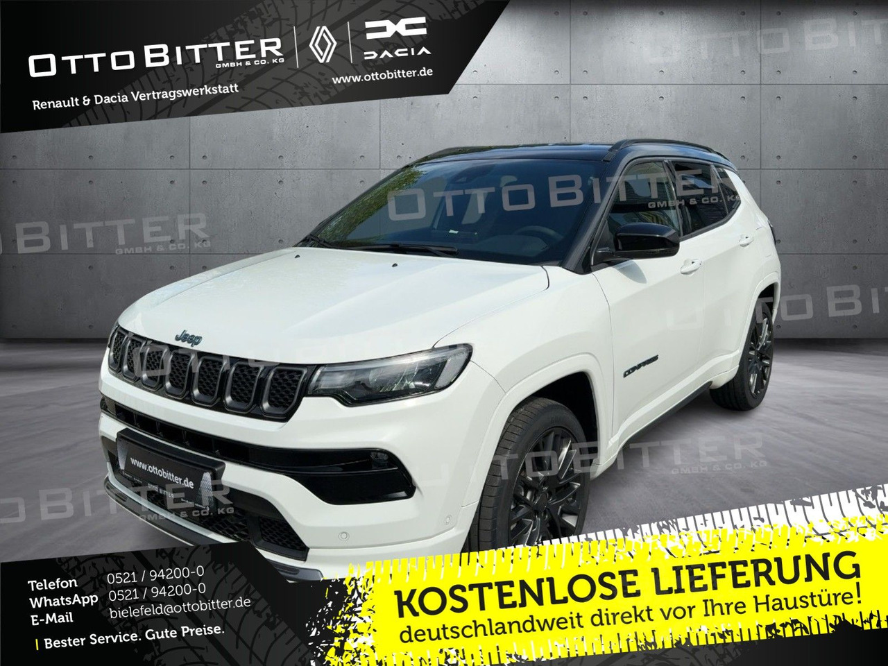 Jeep Compass 1.3 Plug-In Hybrid S ALLRAD LEDER - سيارة دفع رباعي: صور 1 Jeep Compass 1.3 Plug-In Hybrid S ALLRAD LEDER - سيارة دفع رباعي: صور 1
