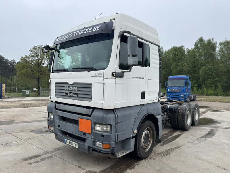 MAN TGA 33.480 (MANUAL GEARBOX / BOITE MANUELLE / 6X4 / CAMION FRANCAIS EN BON ETAT !) - الشاسيه شاحنة: صور 1 MAN TGA 33.480 (MANUAL GEARBOX / BOITE MANUELLE / 6X4 / CAMION FRANCAIS EN BON ETAT !) - الشاسيه شاحنة: صور 1