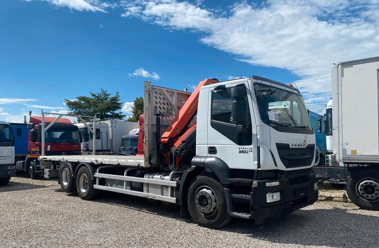 IVECO STRALIS AD260S36 CASSONE FISSO E GRU - شاحنات مسطحة, شاحنة كرين: صور 2 IVECO STRALIS AD260S36 CASSONE FISSO E GRU - شاحنات مسطحة, شاحنة كرين: صور 2