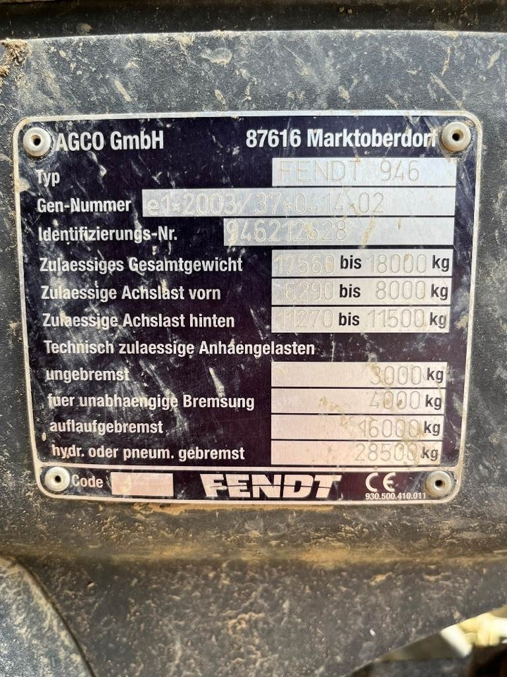 Fendt 939 Vario - جرار: صور 5 Fendt 939 Vario - جرار: صور 5