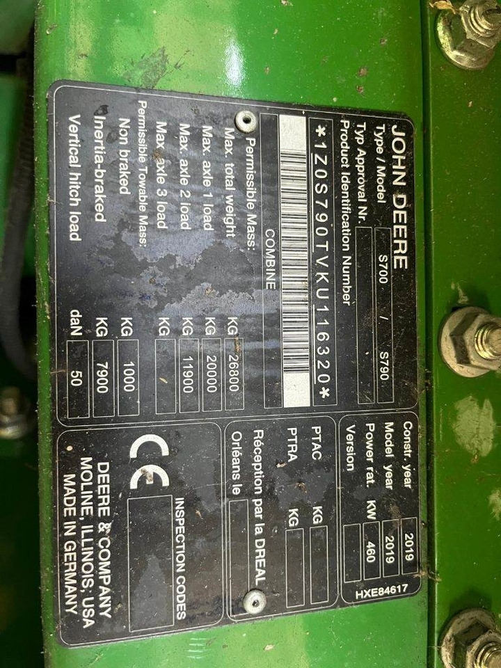 John Deere S790 i - حصادة شاملة: صور 4 John Deere S790 i - حصادة شاملة: صور 4