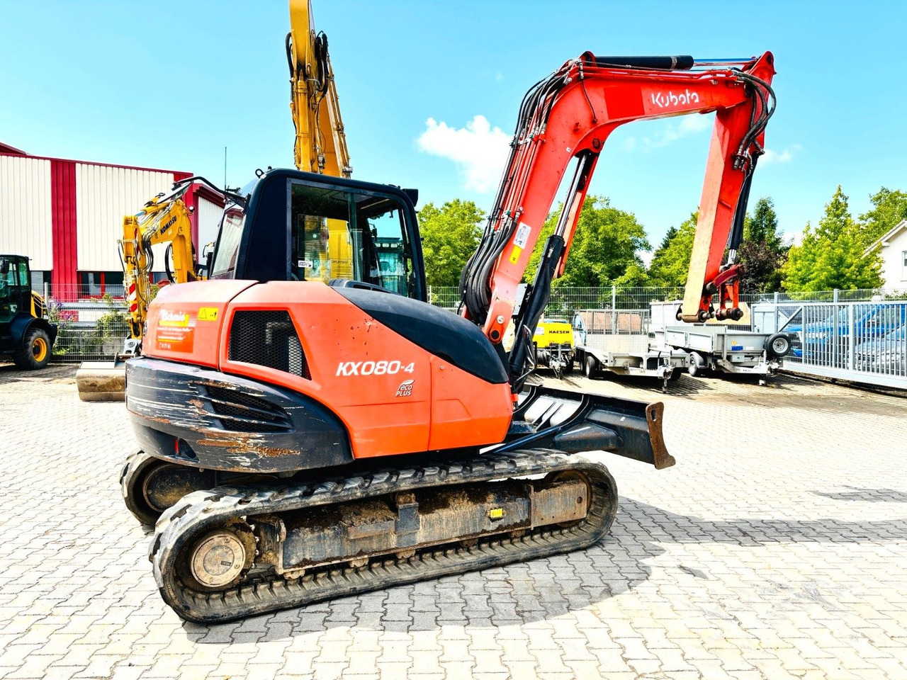 Kubota KX080-4 - حفارة مصغرة: صور 2 Kubota KX080-4 - حفارة مصغرة: صور 2