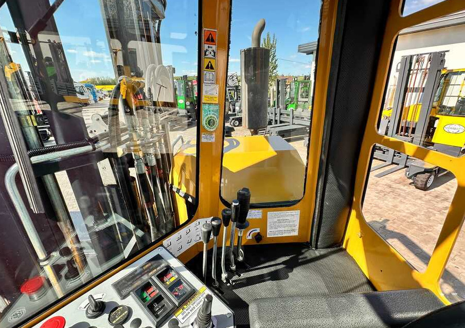 شاحنة المناولة رباعية الاتجاهات Combilift C9000 / GAS / DUPLEX / 4700MM / FREE LIFT / POSITIONER / FORK SIDE SHIFT / EXCELLENT CONDITION: صور 19