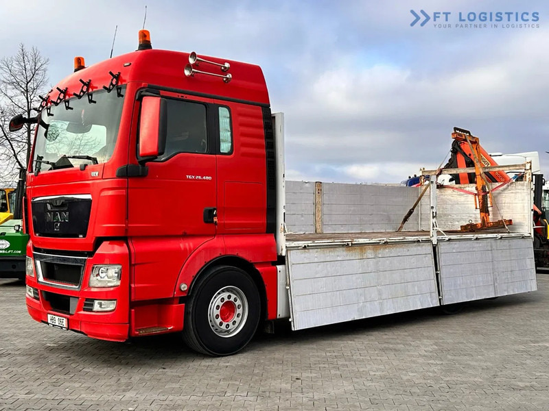MAN TGX 26.480 Ciężarówka burtowa MAN TGX 26.480 6X2 / PALFINGER PK9002-EH B Crane / 80% Michelin Tire Dodać do ulubionych - شاحنة كرين: صور 2 MAN TGX 26.480 Ciężarówka burtowa MAN TGX 26.480 6X2 / PALFINGER PK9002-EH B Crane / 80% Michelin Tire Dodać do ulubionych - شاحنة كرين: صور 2