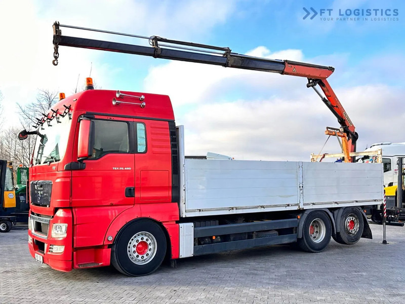MAN TGX 26.480 Ciężarówka burtowa MAN TGX 26.480 6X2 / PALFINGER PK9002-EH B Crane / 80% Michelin Tire Dodać do ulubionych - شاحنة كرين: صور 1 MAN TGX 26.480 Ciężarówka burtowa MAN TGX 26.480 6X2 / PALFINGER PK9002-EH B Crane / 80% Michelin Tire Dodać do ulubionych - شاحنة كرين: صور 1