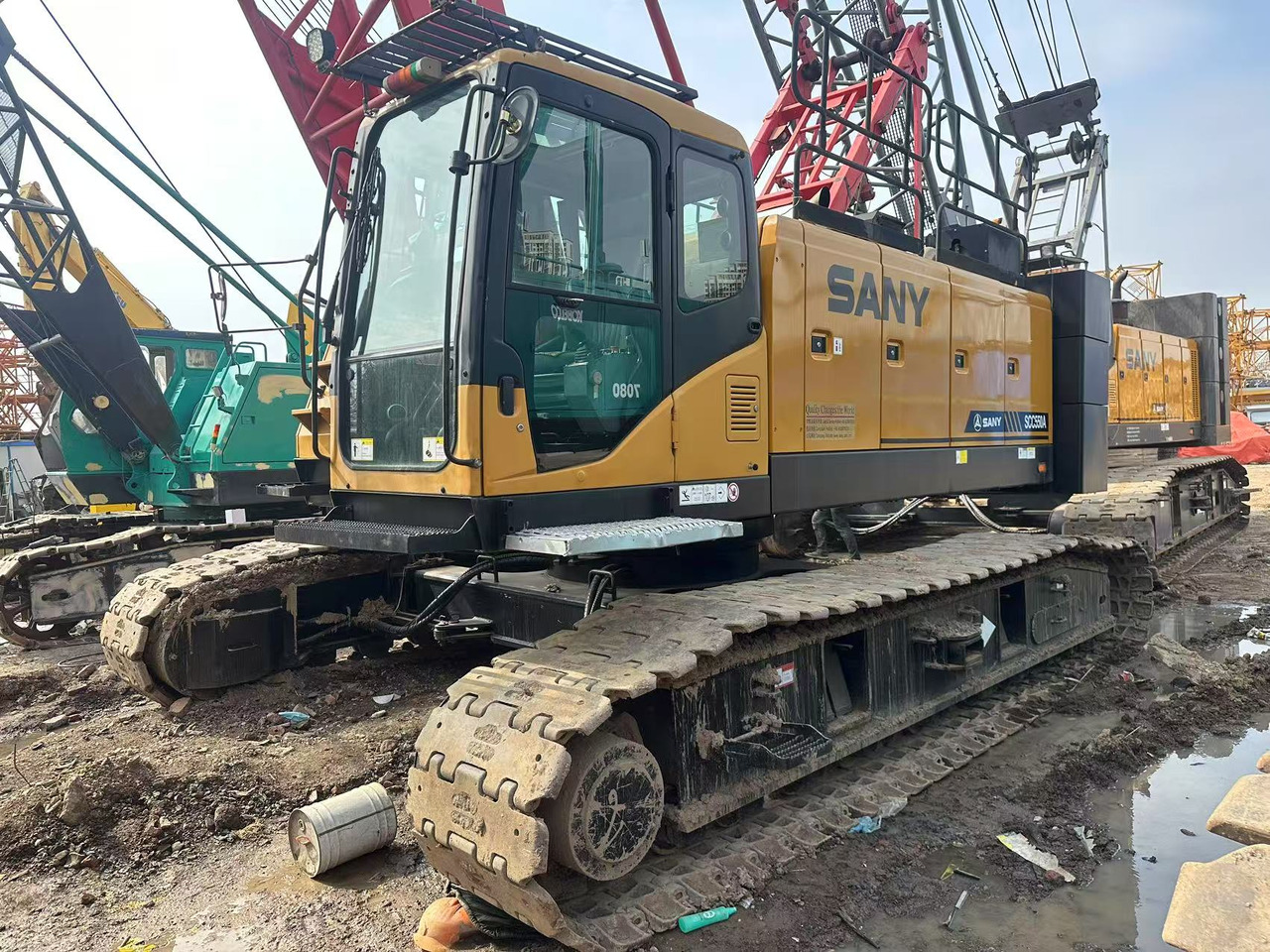 SANY 55-ton crawler crane - رافعة مجنزرة: صور 1 SANY 55-ton crawler crane - رافعة مجنزرة: صور 1