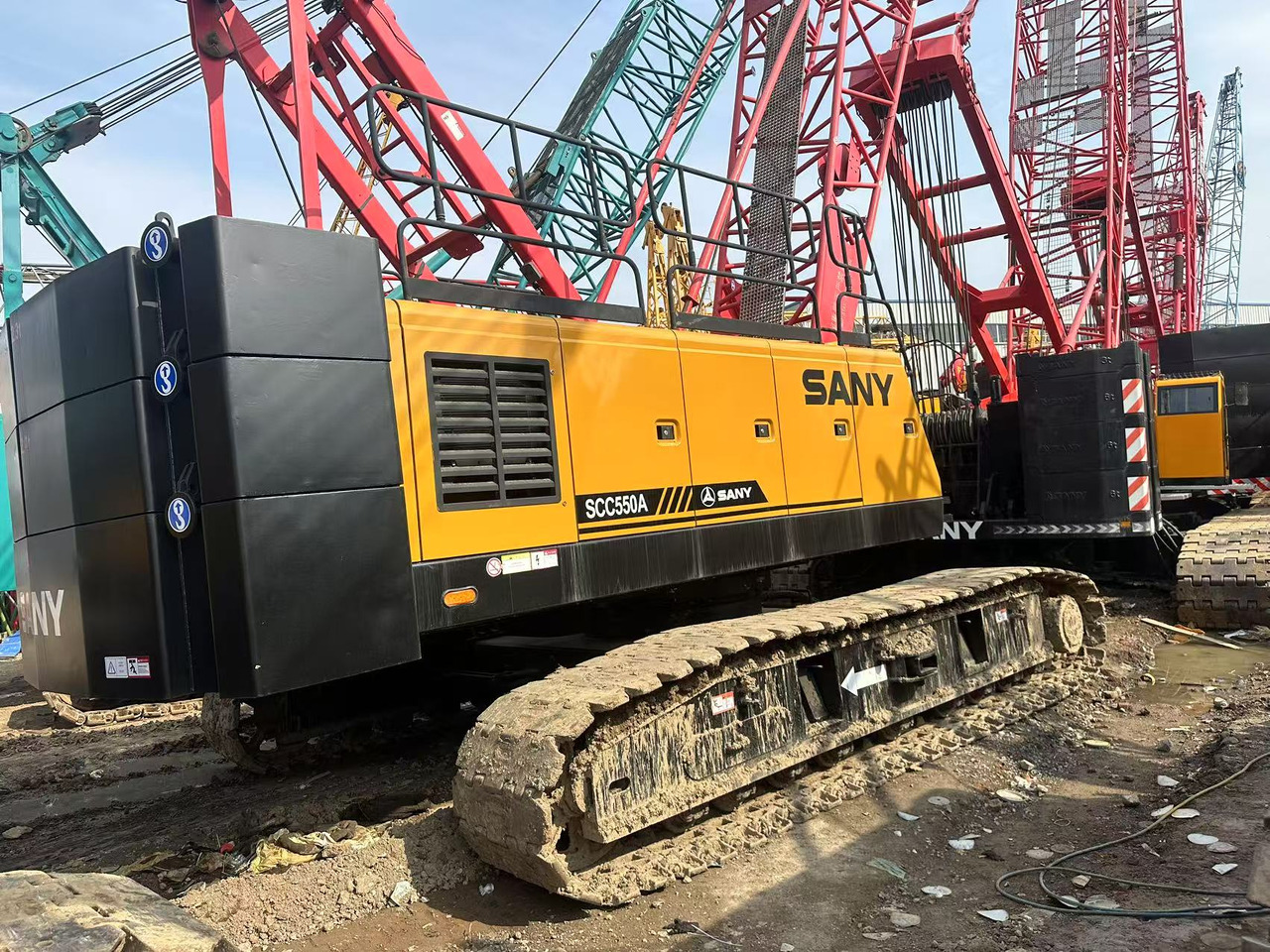 SANY 55-ton crawler crane - رافعة مجنزرة: صور 4 SANY 55-ton crawler crane - رافعة مجنزرة: صور 4