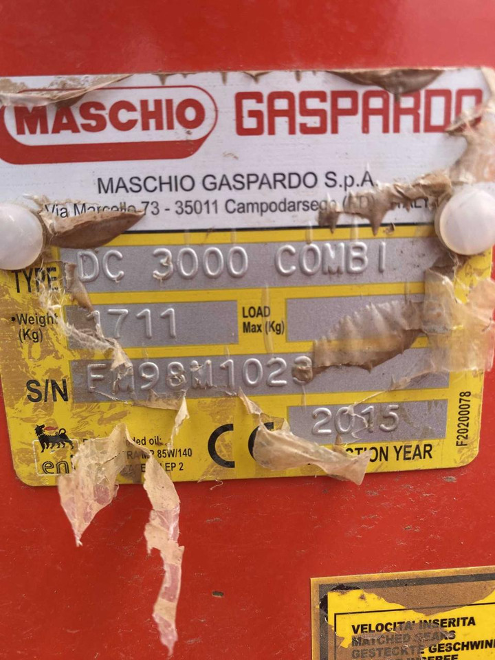 Maschio DC 3000 Drago - مسلفة القوة: صور 5 Maschio DC 3000 Drago - مسلفة القوة: صور 5