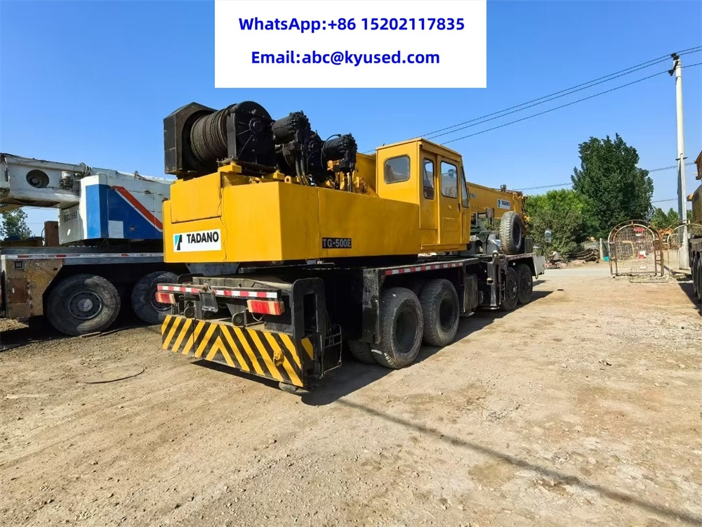 TADANO TG500E TG700E GT500E TG1000 50TON 70TON 100TON - موبايل كرين: صور 3 TADANO TG500E TG700E GT500E TG1000 50TON 70TON 100TON - موبايل كرين: صور 3