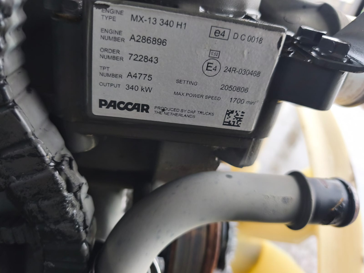 DAF Paccar MX-13 340 H1 DAF XF, CF - المحرك - شاحنة: صور 4 DAF Paccar MX-13 340 H1 DAF XF, CF - المحرك - شاحنة: صور 4