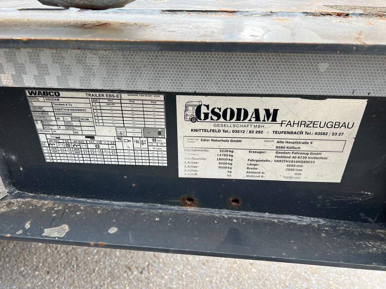 Schwarzmüller Gsodam 18t Zentralachsanhänger - مقطورة اخشاب: صور 5 Schwarzmüller Gsodam 18t Zentralachsanhänger - مقطورة اخشاب: صور 5
