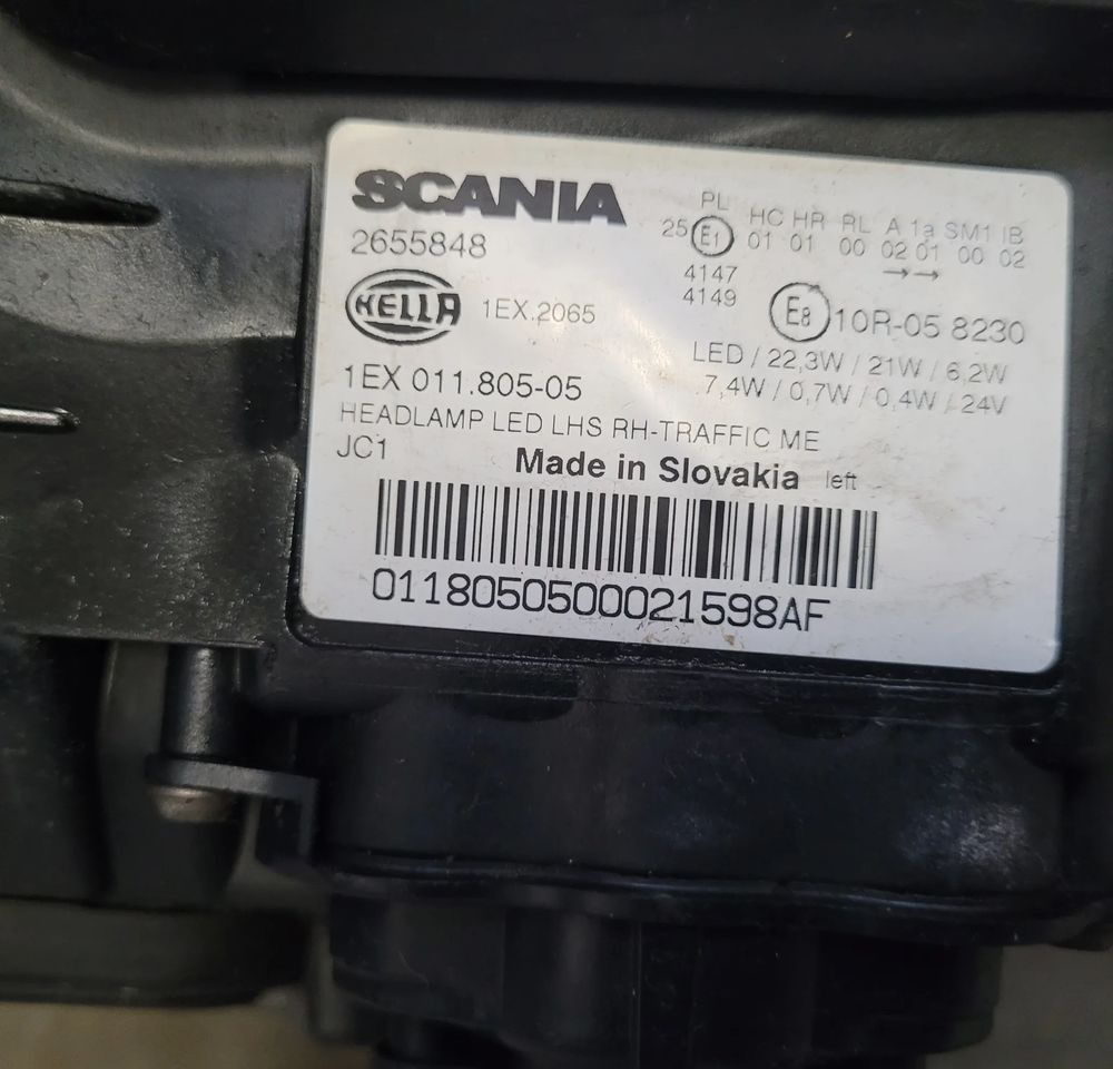 LAMPA LED SCANIA R NGT 2655849 2655848 RH/LH CHWALIM116 - أضواء - شاحنة: صور 4 LAMPA LED SCANIA R NGT 2655849 2655848 RH/LH CHWALIM116 - أضواء - شاحنة: صور 4