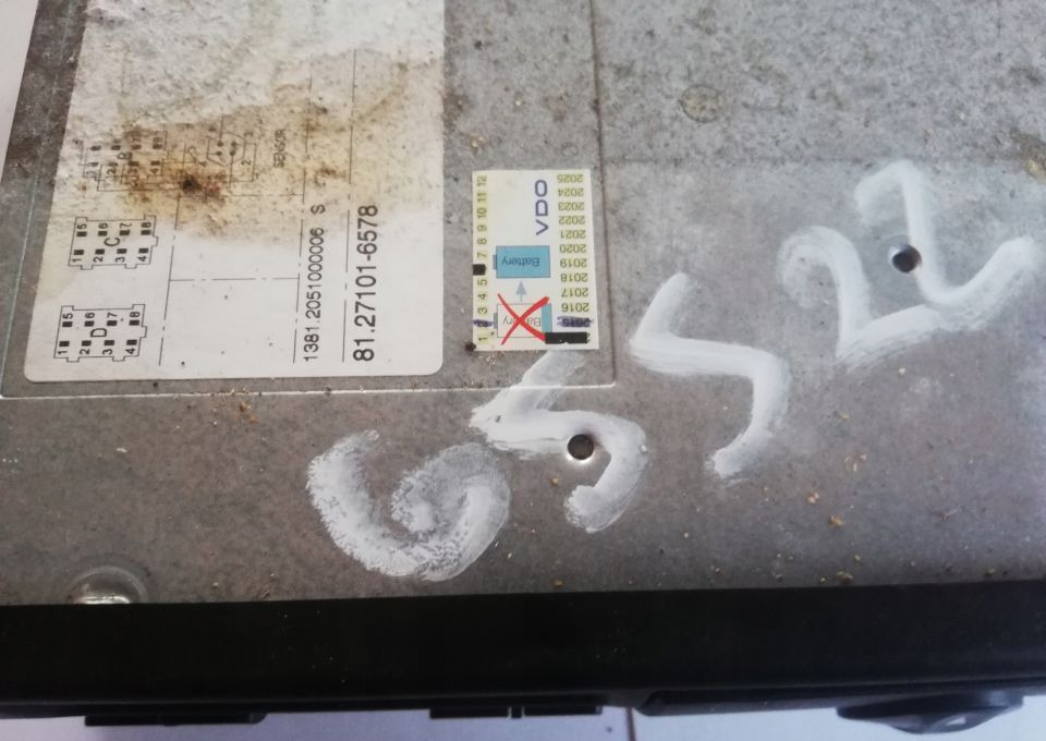 TACHOGRAF MAN TGX TGS 81.27101-6578 - التاكوغراف - شاحنة: صور 2 TACHOGRAF MAN TGX TGS 81.27101-6578 - التاكوغراف - شاحنة: صور 2