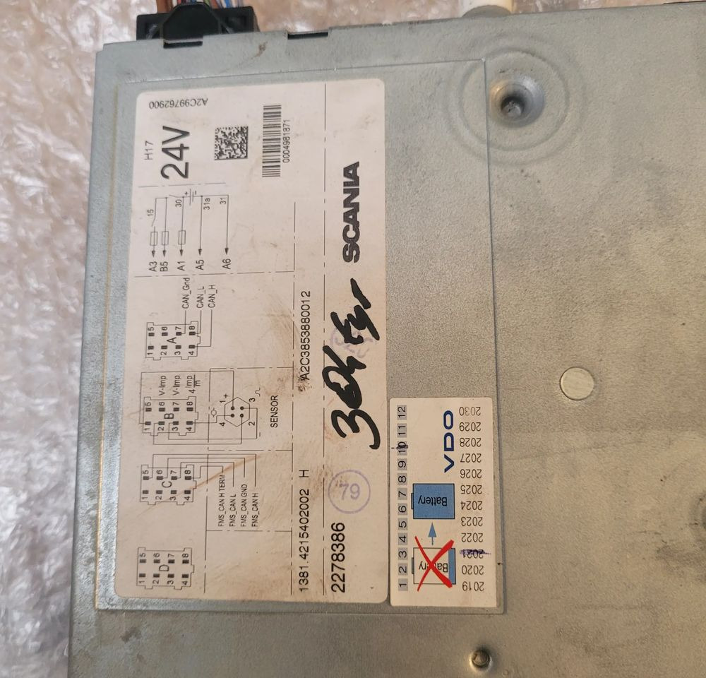 TACHOGRAF SCANIA 2278386 R 2.2a CHWALIM116 - التاكوغراف - شاحنة: صور 3 TACHOGRAF SCANIA 2278386 R 2.2a CHWALIM116 - التاكوغراف - شاحنة: صور 3