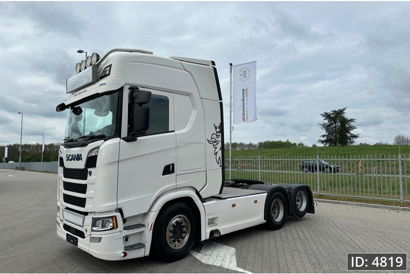 Scania S650 Topline, Euro 6, 6x2 / Retarder / Standklima / PTO / Leather / Sliding 5th wheel, Intarder - شاحنة جرار: صور 1 Scania S650 Topline, Euro 6, 6x2 / Retarder / Standklima / PTO / Leather / Sliding 5th wheel, Intarder - شاحنة جرار: صور 1