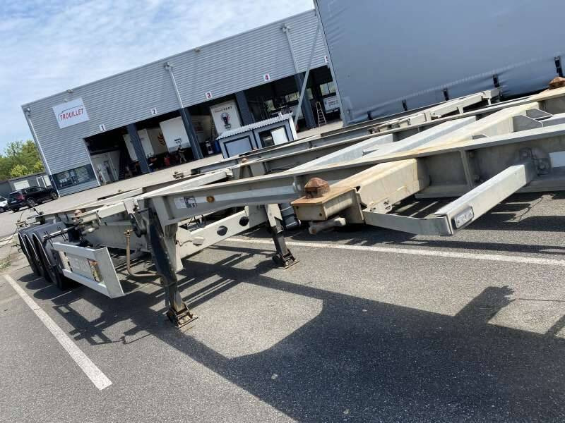 Semi-remorque 3 Essieux 38 TONNES CHARIOT COULISSANT - شاحنات الحاويات / جسم علوي قابل للتغيير نصف مقطورة: صور 1 Semi-remorque 3 Essieux 38 TONNES CHARIOT COULISSANT - شاحنات الحاويات / جسم علوي قابل للتغيير نصف مقطورة: صور 1