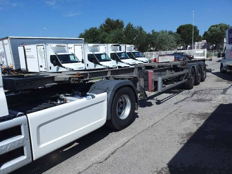 Semi-remorque 3 Essieux 38 TONNES CHARIOT COULISSANT - شاحنات الحاويات / جسم علوي قابل للتغيير نصف مقطورة: صور 4 Semi-remorque 3 Essieux 38 TONNES CHARIOT COULISSANT - شاحنات الحاويات / جسم علوي قابل للتغيير نصف مقطورة: صور 4