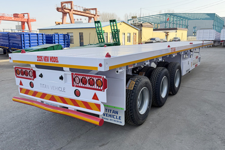 TITAN 2026 New Flatbed Trailers for Sale in Ghana - نصف مقطورة مسطحة: صور 3 TITAN 2026 New Flatbed Trailers for Sale in Ghana - نصف مقطورة مسطحة: صور 3