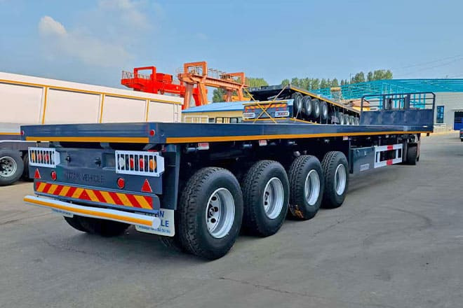 TITAN 4 Axle Flatbed Trailer for Sale in Zimbabwe - نصف مقطورة مسطحة: صور 2 TITAN 4 Axle Flatbed Trailer for Sale in Zimbabwe - نصف مقطورة مسطحة: صور 2