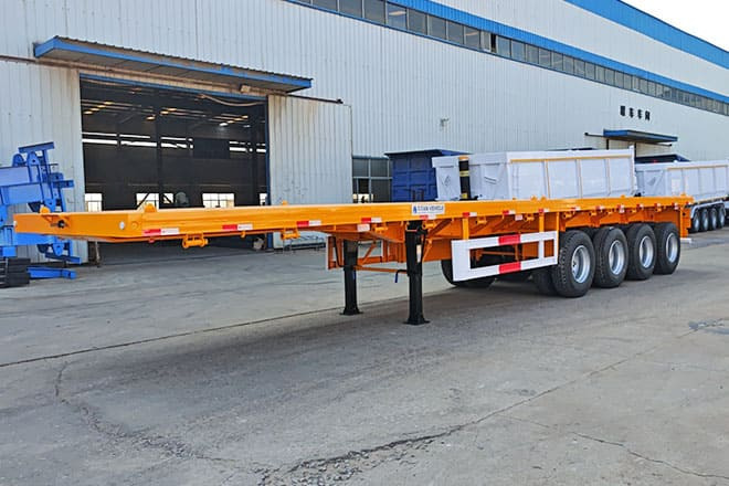 TITAN 40 Foot Flatbed Semi Trailer for Sale in Saudi Arabia - نصف مقطورة مسطحة: صور 3 TITAN 40 Foot Flatbed Semi Trailer for Sale in Saudi Arabia - نصف مقطورة مسطحة: صور 3