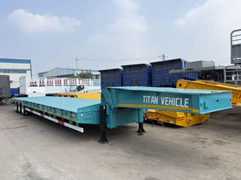 TITAN Drop Deck Semi Trailer for Sale in Kuwait - عربة مسطحة منخفضة نصف مقطورة: صور 1 TITAN Drop Deck Semi Trailer for Sale in Kuwait - عربة مسطحة منخفضة نصف مقطورة: صور 1
