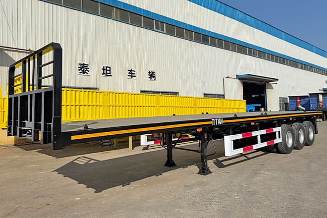TITAN Tri Axle Flatbed Trailer for Sale in Jamaica - نصف مقطورة مسطحة: صور 1 TITAN Tri Axle Flatbed Trailer for Sale in Jamaica - نصف مقطورة مسطحة: صور 1