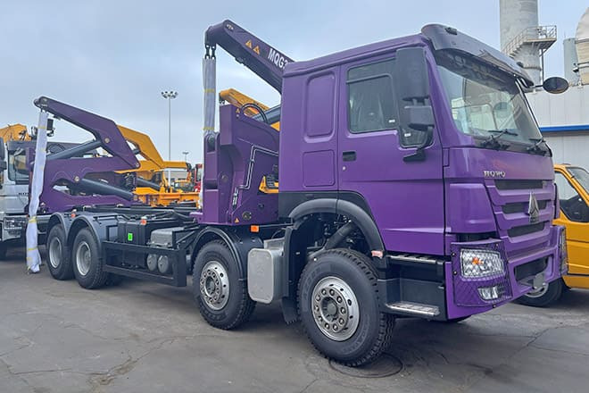 XCMG 37 Ton Container Side Lifter Truck for Sale in Kiribati - شاحنات الحاويات / جسم علوي قابل للتغيير شاحنة: صور 5 XCMG 37 Ton Container Side Lifter Truck for Sale in Kiribati - شاحنات الحاويات / جسم علوي قابل للتغيير شاحنة: صور 5
