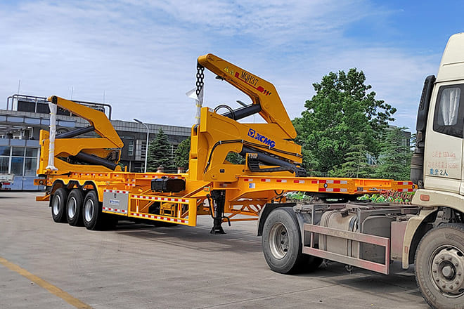 XCMG 40T Container Side Lift Trailer for Sale in Tanzania - شاحنات الحاويات / جسم علوي قابل للتغيير نصف مقطورة: صور 3 XCMG 40T Container Side Lift Trailer for Sale in Tanzania - شاحنات الحاويات / جسم علوي قابل للتغيير نصف مقطورة: صور 3