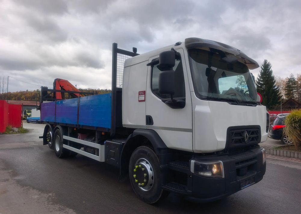 Renault Gama D 26.320 skrzynia hds palfinger PK15500 - شاحنات مسطحة, شاحنة كرين: صور 2 Renault Gama D 26.320 skrzynia hds palfinger PK15500 - شاحنات مسطحة, شاحنة كرين: صور 2