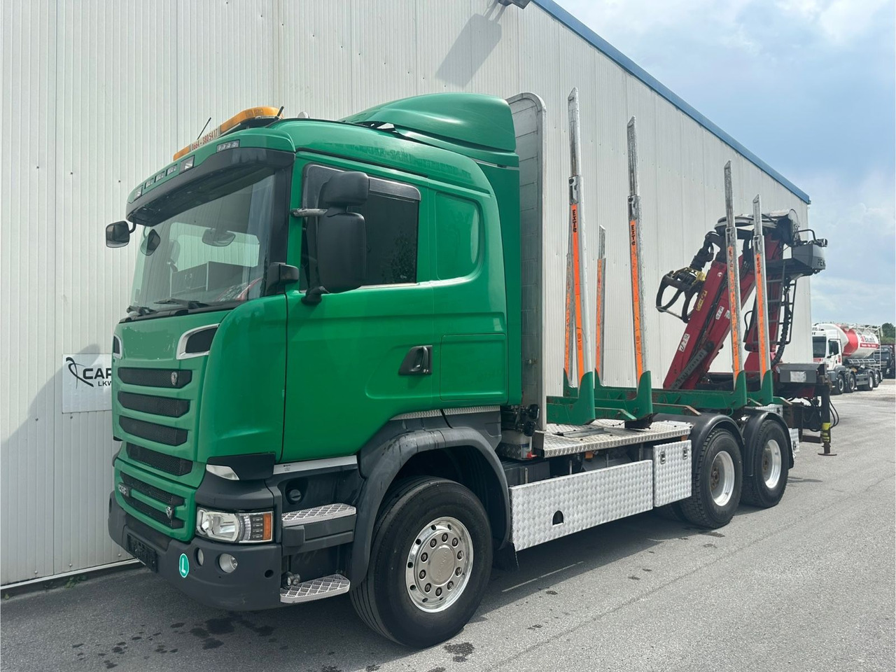 Scania R 580 V8 Penz Kran 2x Telespok - شاحنة قطع الأشجار, شاحنة كرين: صور 1 Scania R 580 V8 Penz Kran 2x Telespok - شاحنة قطع الأشجار, شاحنة كرين: صور 1