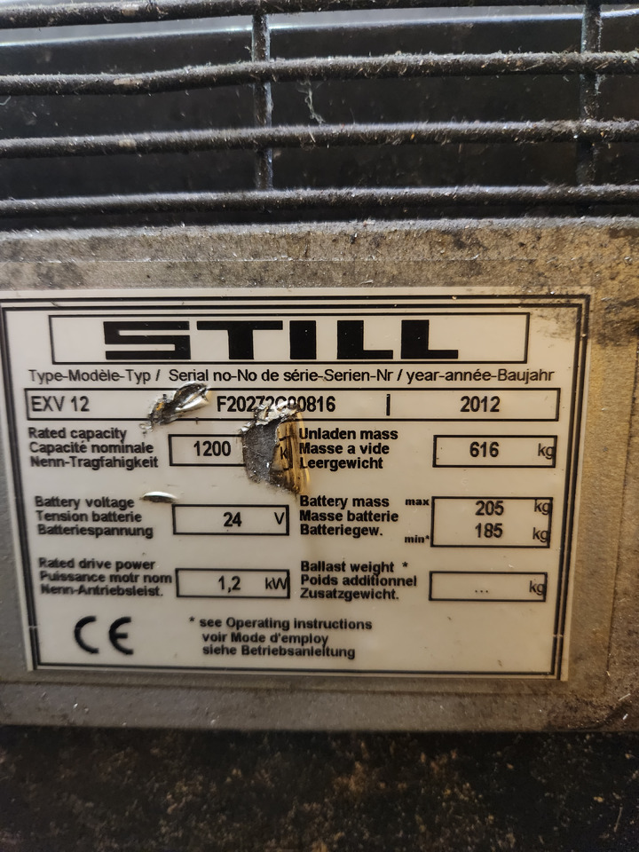 STILL EXV12 - معدات تكديس: صور 4 STILL EXV12 - معدات تكديس: صور 4