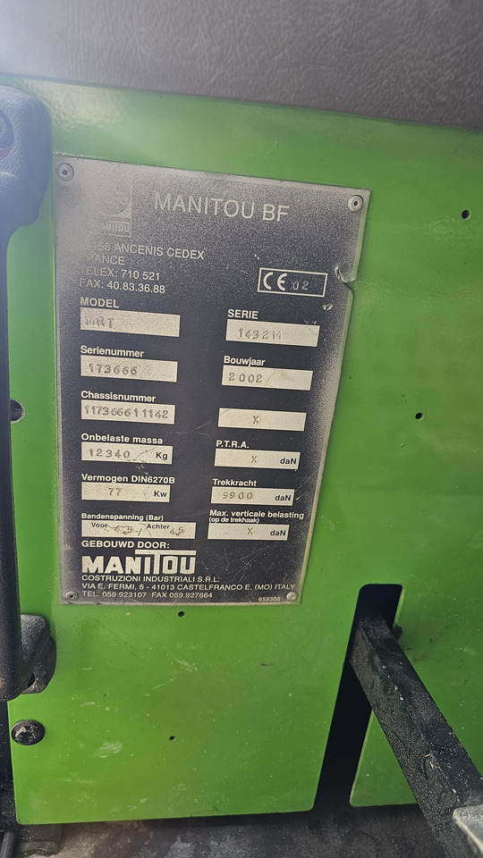 Manitou MRT 1432 Rotating Telehandler - رافعة تلسكوبية: صور 4 Manitou MRT 1432 Rotating Telehandler - رافعة تلسكوبية: صور 4