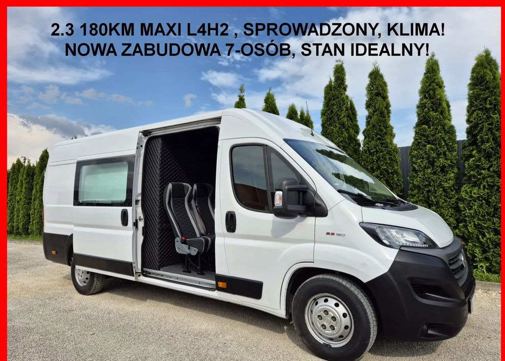 Fiat Ducato 2.3 180KM Maxi Nowa Zabudowa Dubel - الشاحنات الصغيرة كابينة مزدوجة: صور 1 Fiat Ducato 2.3 180KM Maxi Nowa Zabudowa Dubel - الشاحنات الصغيرة كابينة مزدوجة: صور 1